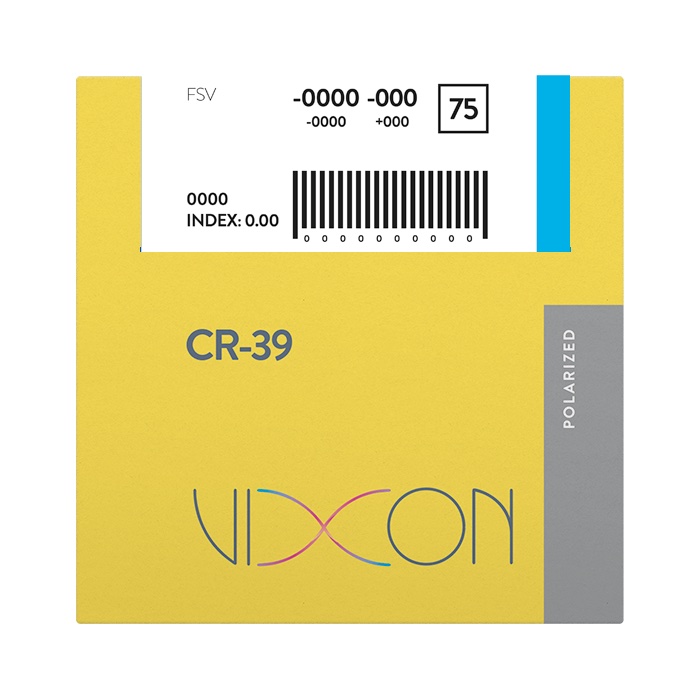 Vixon 1.50 Polarized Gray FSV PLANO B6 80 UC	