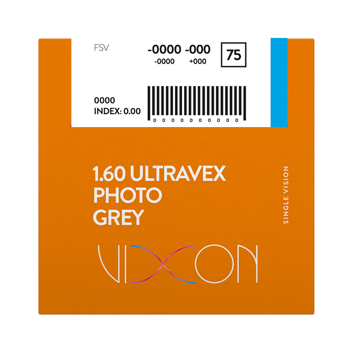 Vixon 1.60 Ultravex Bluecut Photo Gray SPIN FSV 75 SAR