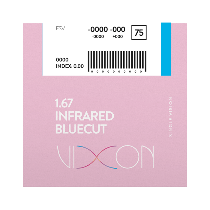 Vixon 1.67 Bluecut INFRARED FSV 70/65 AR