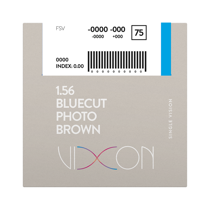 Vixon 1.56 Bluecut Photo Brown FSV 70 (AR BLUE)